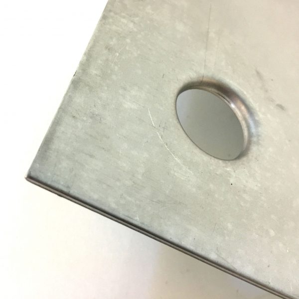 Metal Extruded Hole Punch Example From UniPunch